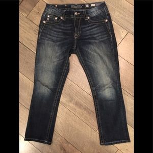 Miss Me Curvy Crop Jeans